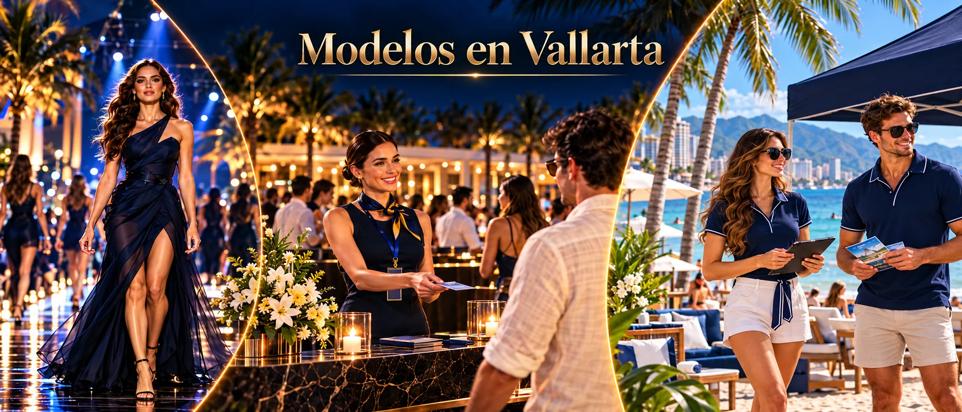Modelos en Vallarta para pasarela, hostess y activaciones de marca en playa