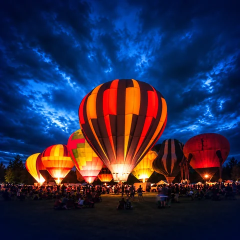 Show de globos aerostáticos