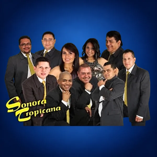 La Sonora Tropicana con fondo azul Gente PV